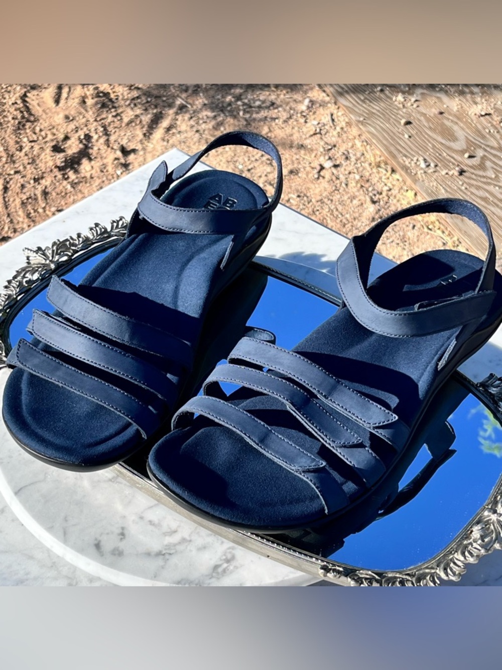 ABEO Breezy Sandal, 12N, Navy Blue, New Unworn Condition, B.I.O. System Comfort